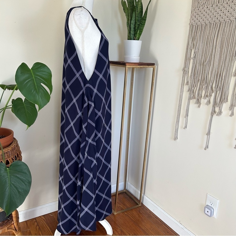 Assembly Sleeveless Printed Maxi Dress in Navy Blue sz XS - Picture 2 of 6